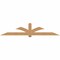 Ekena Millwork Redmond Smooth Timber Gable Bracket, Western Red Cedar, 108"W x 22"H x 3 1/2"D x 5 1/2"F, 5/12 Pitch GBW108X22X0406RED00SWR - alternate 1